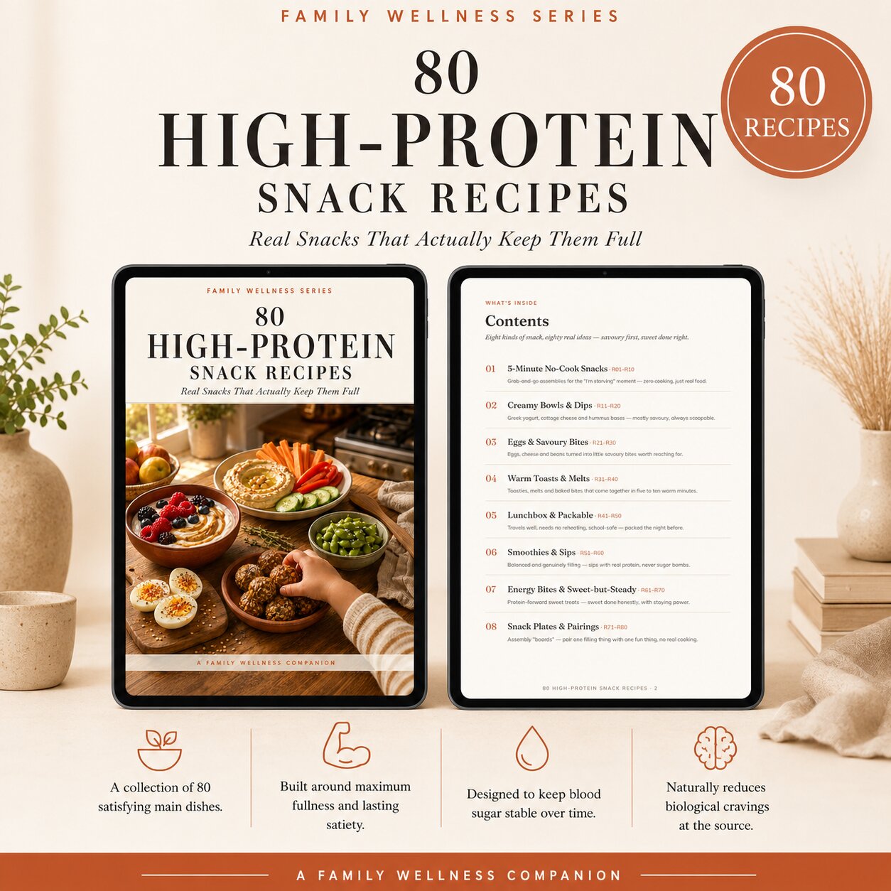 80 High-Protein Snack Recipes — cover